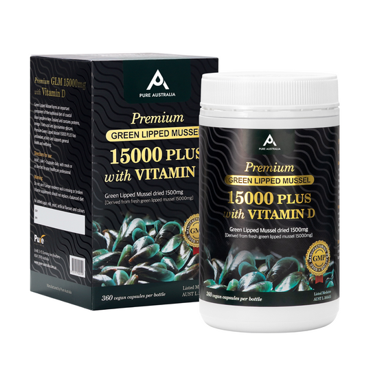 GREEN LIPPED MUSSEL 15000 PLUS WITH VITAMIN D