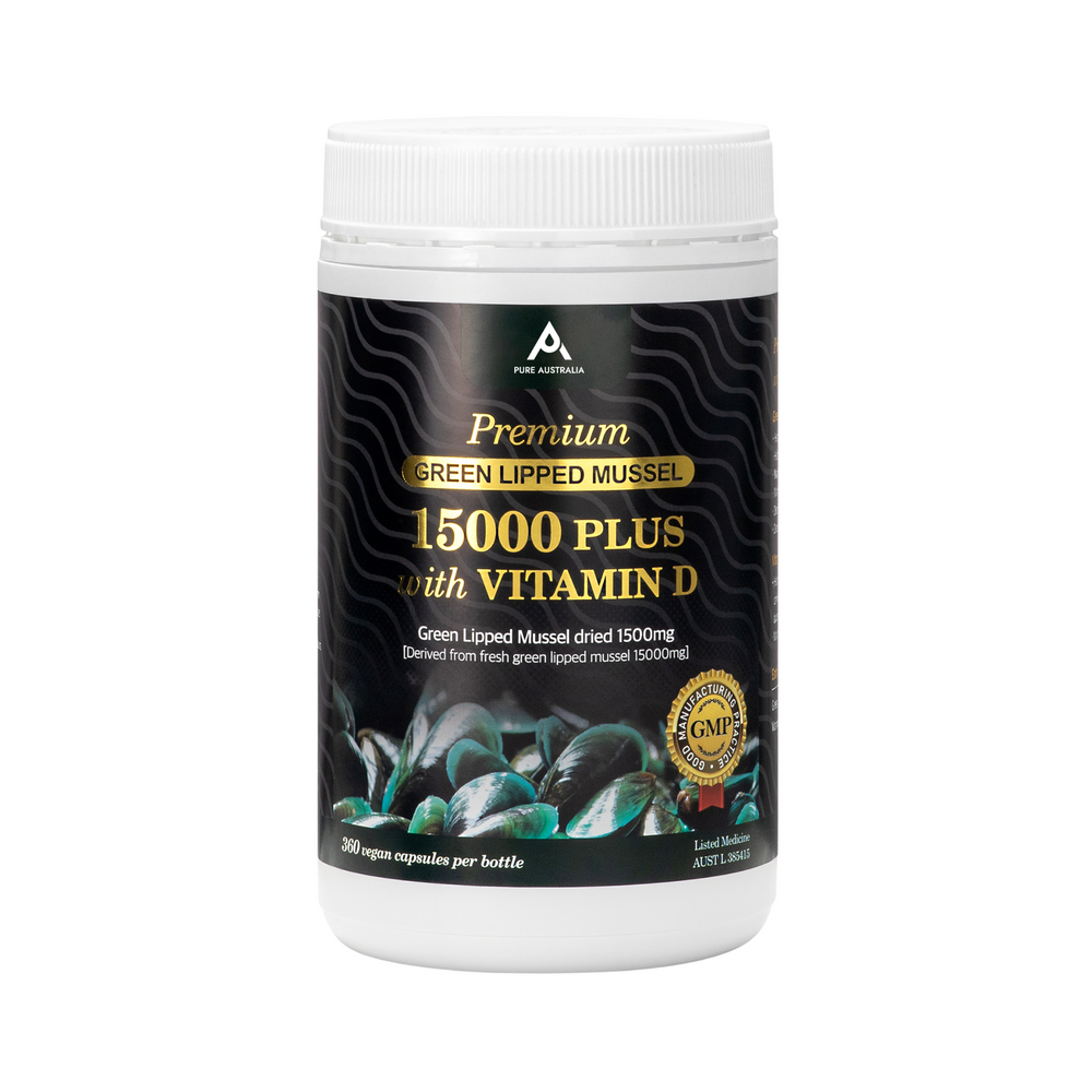GREEN LIPPED MUSSEL 15000 PLUS WITH VITAMIN D
