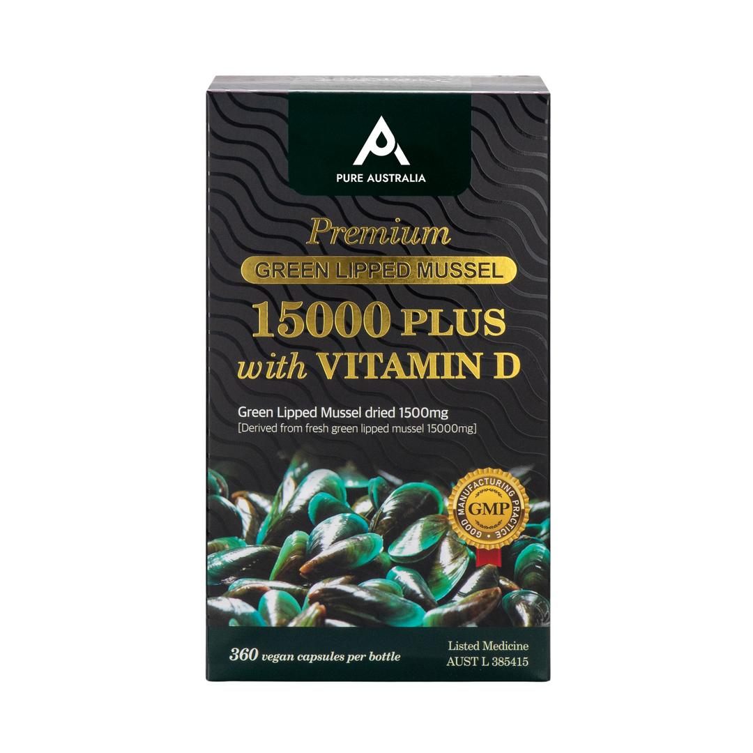 GREEN LIPPED MUSSEL 15000 PLUS WITH VITAMIN D