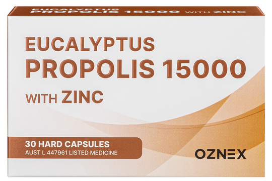 OZNEX EUCALYPTUS PROPOLIS 15000 WITH ZINC 120 CAPSULES